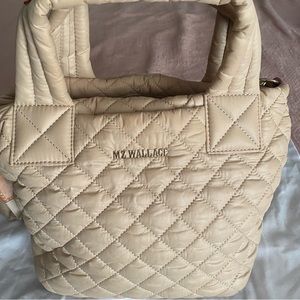 MZ Wallace Mini Metro Tote in buff. excellent condition.